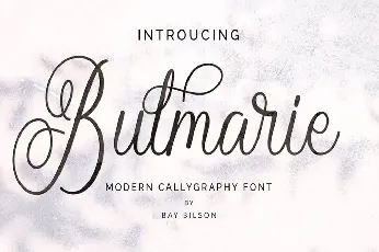 Bulmarie font