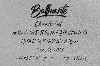 Ballmonte font