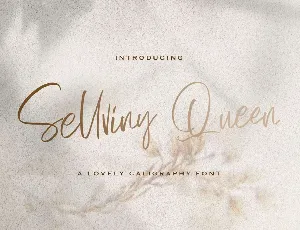 Sellviny Queen Script Handwritten font