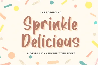 Sprinkle Delicious font