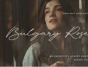 Bulgary Rose font