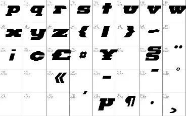 Hackney Block font