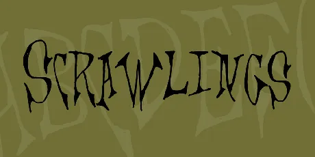 Scrawlings font