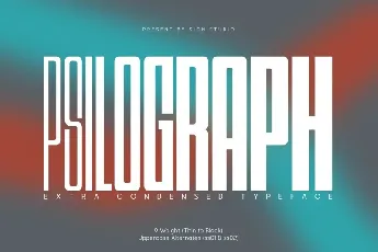 Psilograph Family font