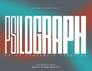 Psilograph Family font