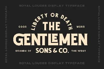 Royal Loudes font