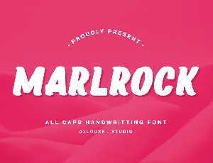 Marlrock font