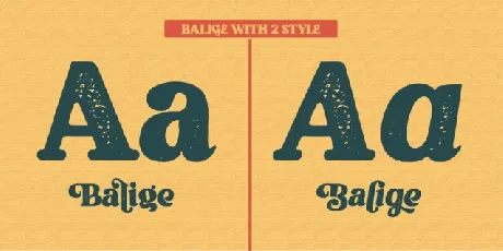 Balige font