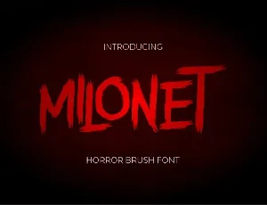 Milonet Typeface font