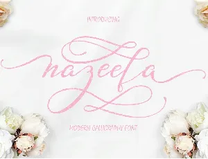 Nazeefa Script Free font