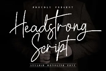 Headstrong Script font