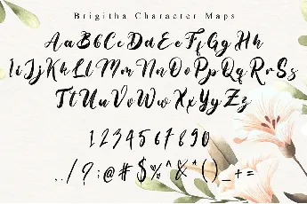 Brigitha font