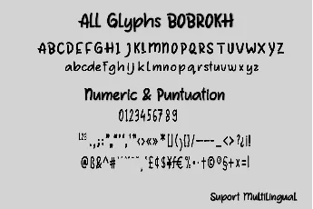 Brokhoant font