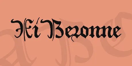 XiBeronne font