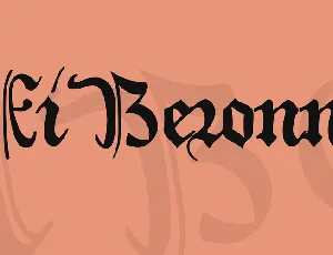 XiBeronne font