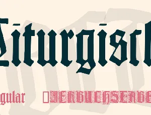 Liturgisch font