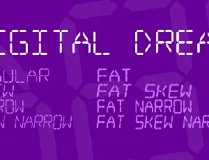 Digital dream font