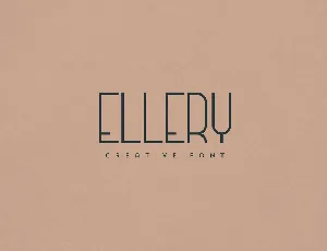 Ellery font