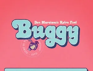 Buggy Display font