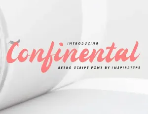 Confinental Script font