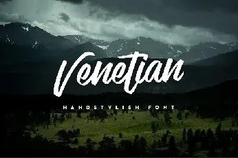 Venetian Handstylish font