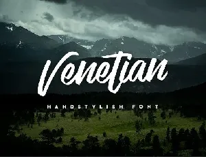 Venetian Handstylish font