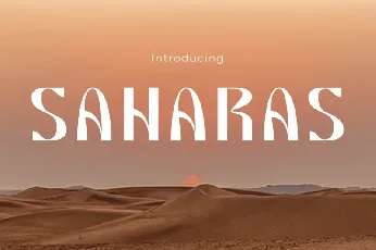 SAHARAS font