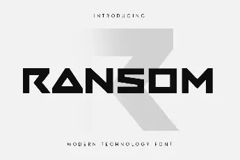 SS Ransom font