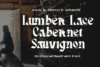 Emotional Restraint Demo font