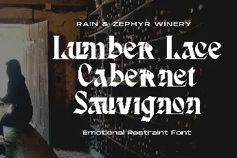 Emotional Restraint Demo font