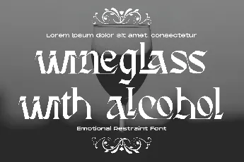 Emotional Restraint Demo font