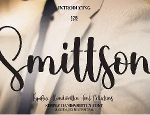 Smittson font