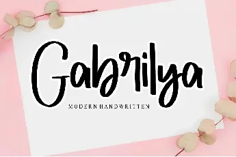 Gabrilya - Personal Use font