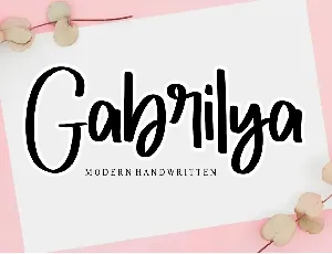 Gabrilya - Personal Use font
