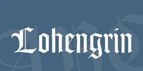 Lohengrin font