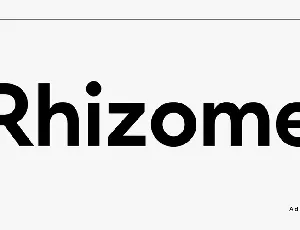 Rhizome font