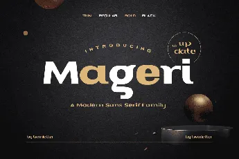 Mageri font