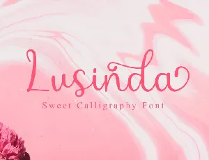 Lusinda – Feminine font