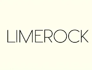 Limerock Sans Serif font