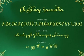 Christmas Sanantha font