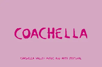 Coachella font