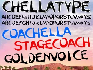 Coachella font