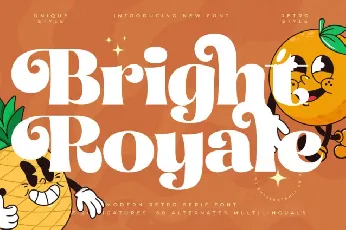 Bright Royale Serif font