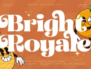 Bright Royale Serif font