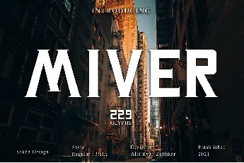 Miver - Personal Use font