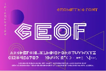 GEOF font