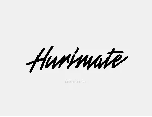 Hurimate font