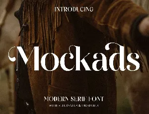 Mockads font