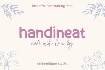 Handineat font