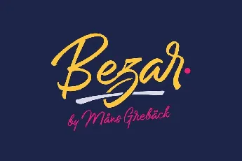 Bezar font